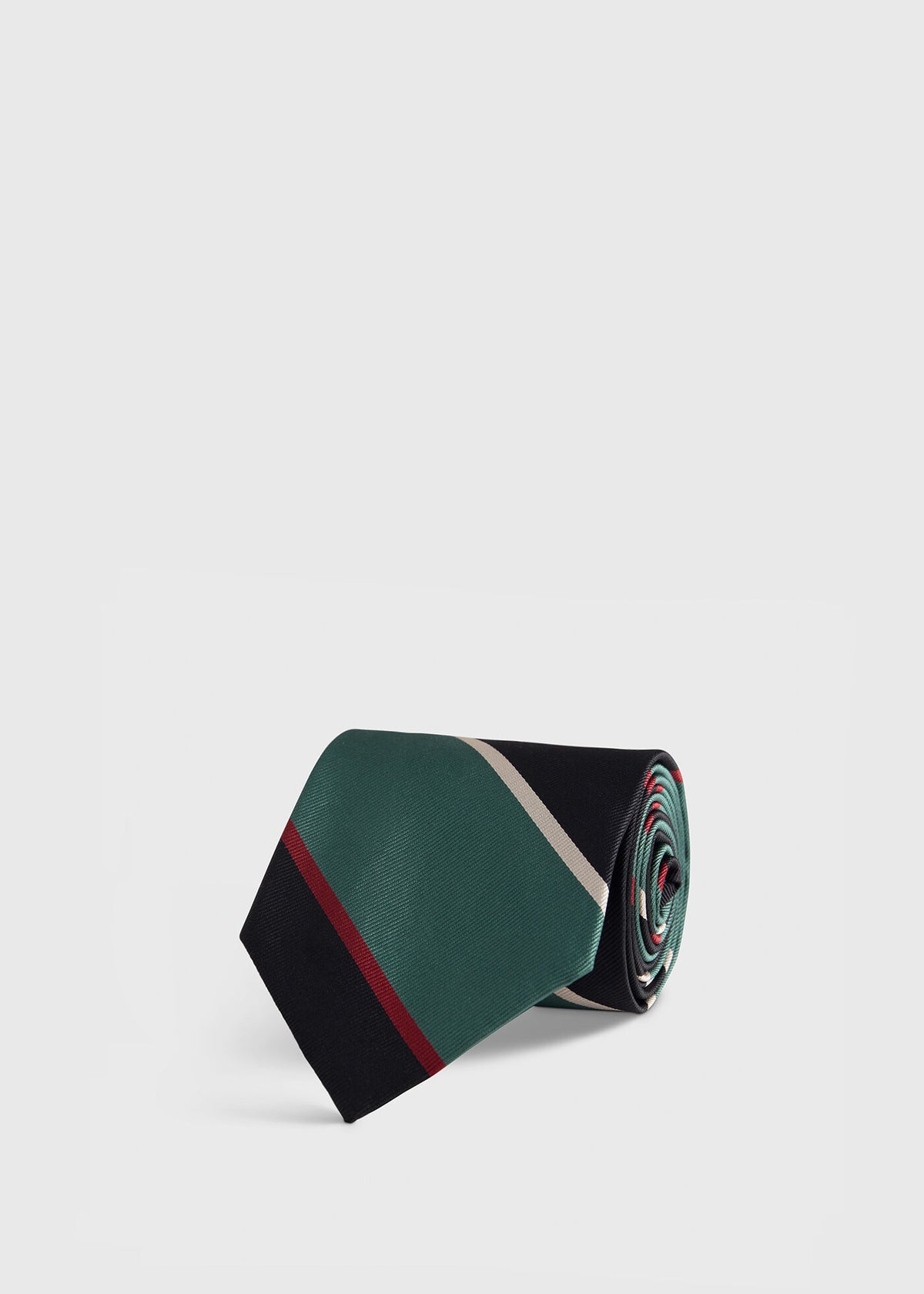 Paul Stuart Featured | Multicolor Block Stripe Tie