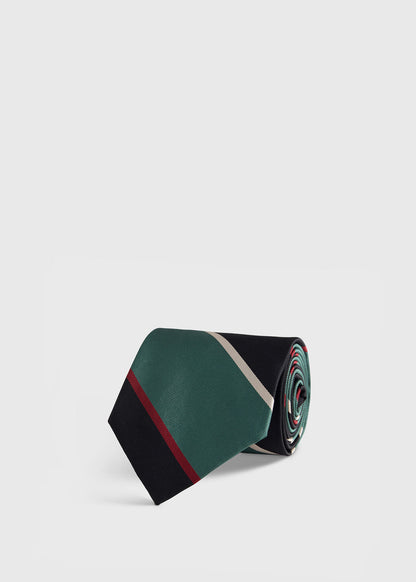 Paul Stuart Featured | Multicolor Block Stripe Tie