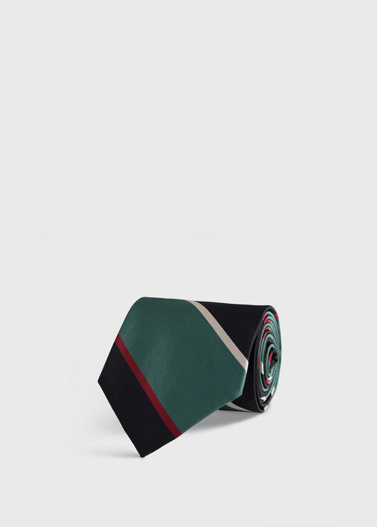 Paul Stuart Featured | Multicolor Block Stripe Tie