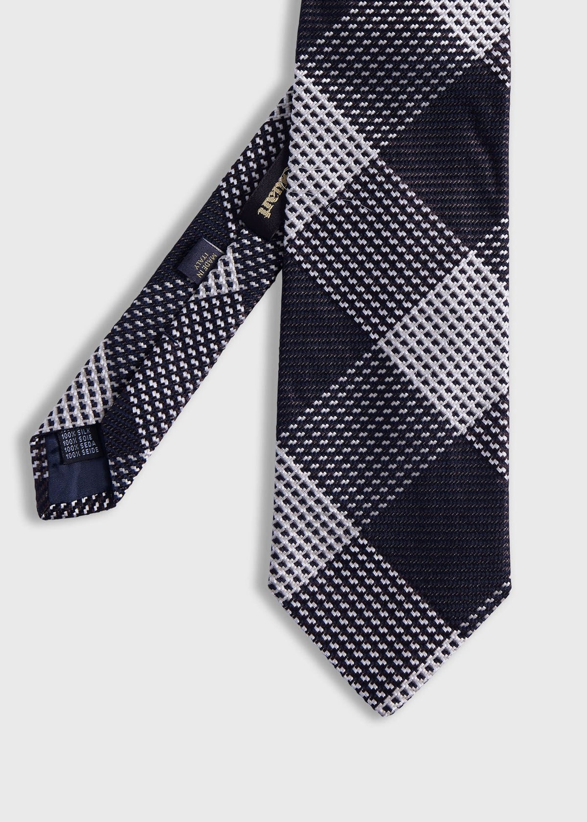Paul Stuart Top Pick | Woven Silk Patchwork Plaid Tie