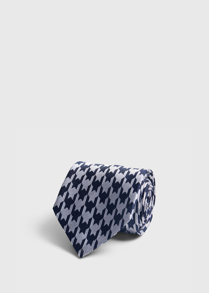 Paul Stuart Recommended | Woven Silk Houndstooth Tie