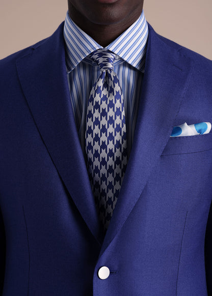 Paul Stuart Recommended | Woven Silk Houndstooth Tie
