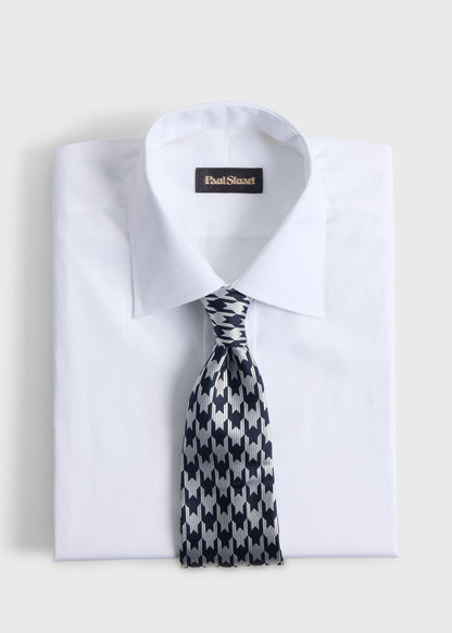 Paul Stuart Recommended | Woven Silk Houndstooth Tie