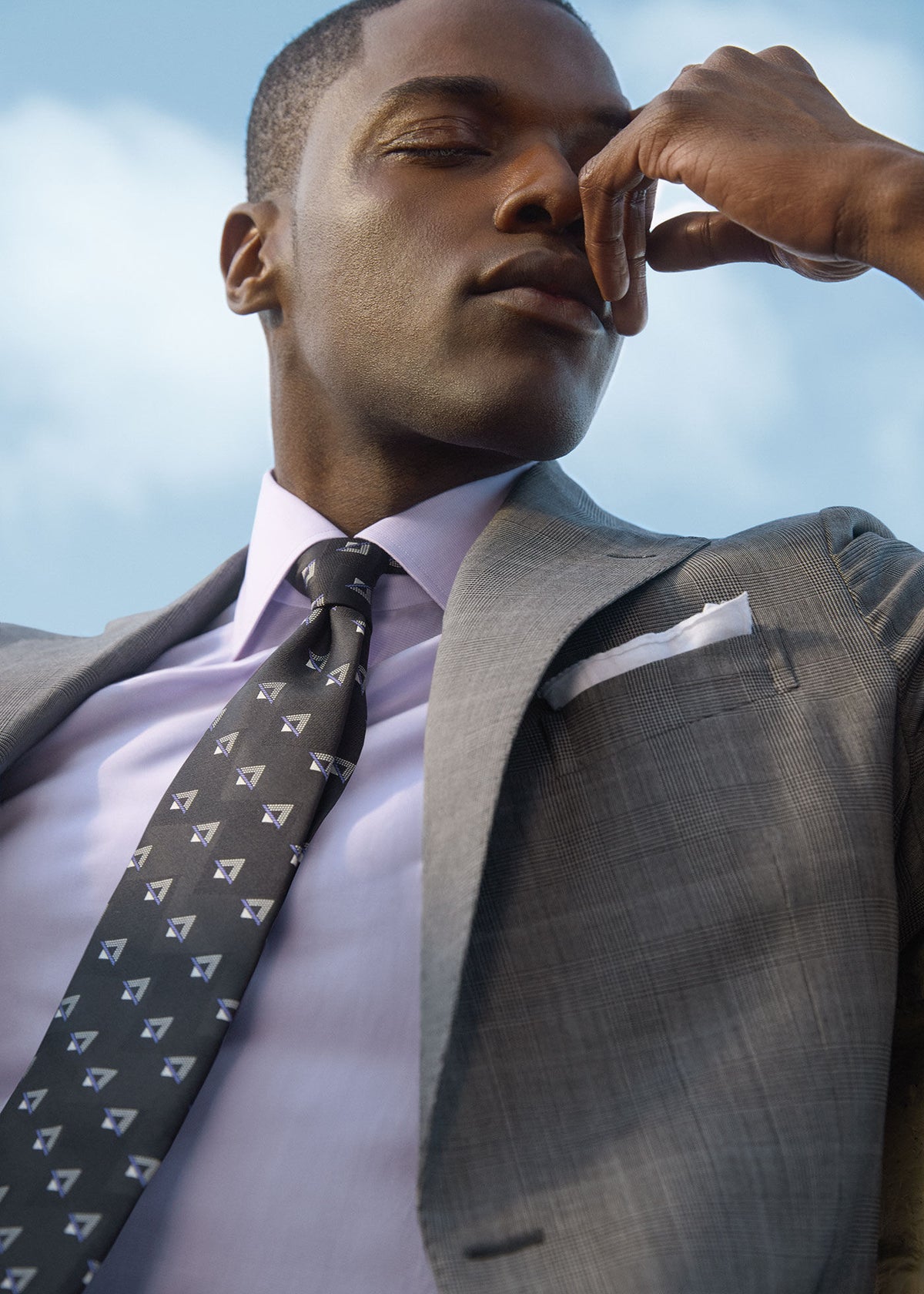 Paul Stuart Recommended | Woven Silk Triangle Deco Tie