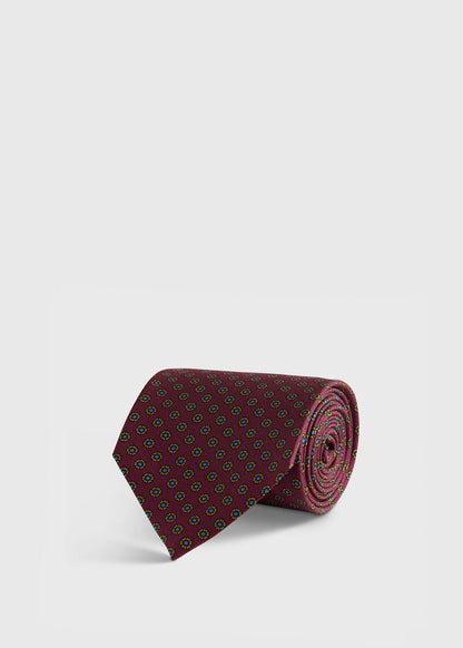 Paul Stuart Great Value | Micro Medallion Printed Silk Tie