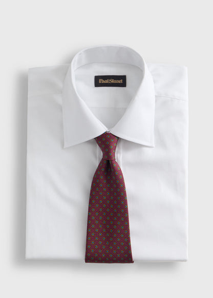 Paul Stuart Great Value | Micro Medallion Printed Silk Tie