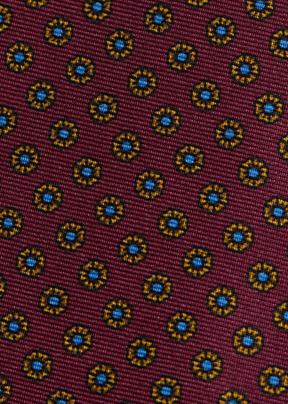 Paul Stuart Great Value | Micro Medallion Printed Silk Tie