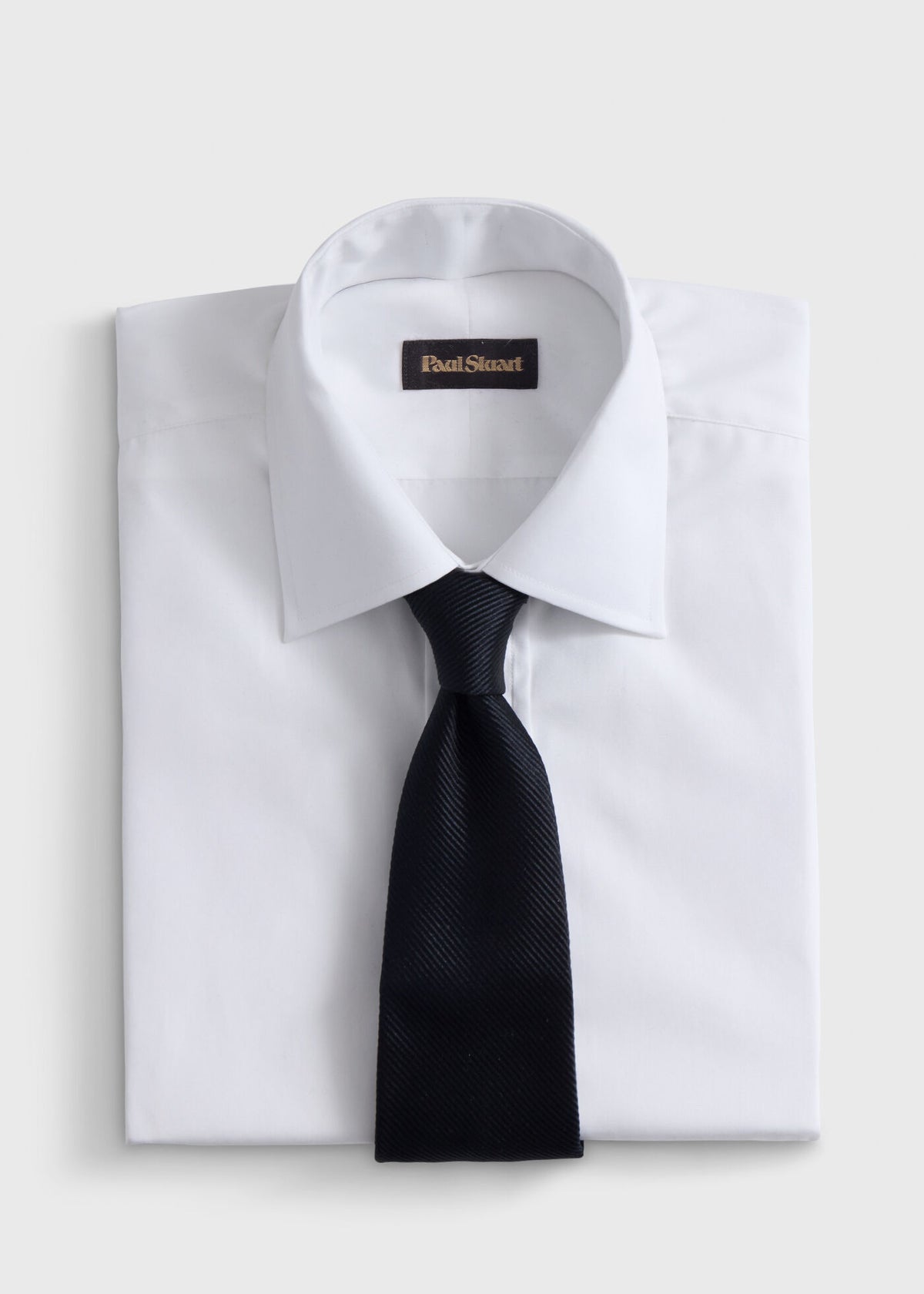 Paul Stuart Latest | Solid Mogador Silk & Cotton Tie