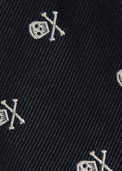 Paul Stuart Smart Buy | Woven Silk Skull & Bone Bow Tie