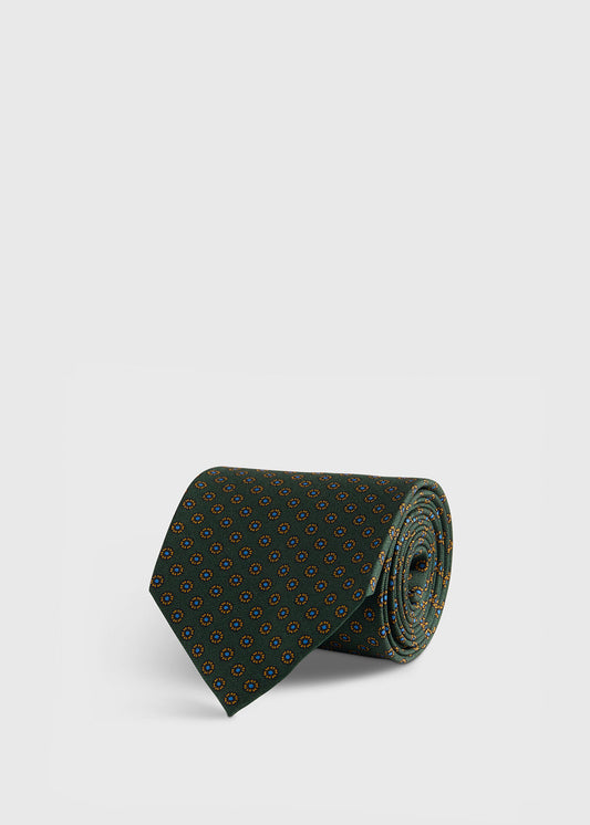 Paul Stuart Sale | Micro Medallion Printed Silk Tie