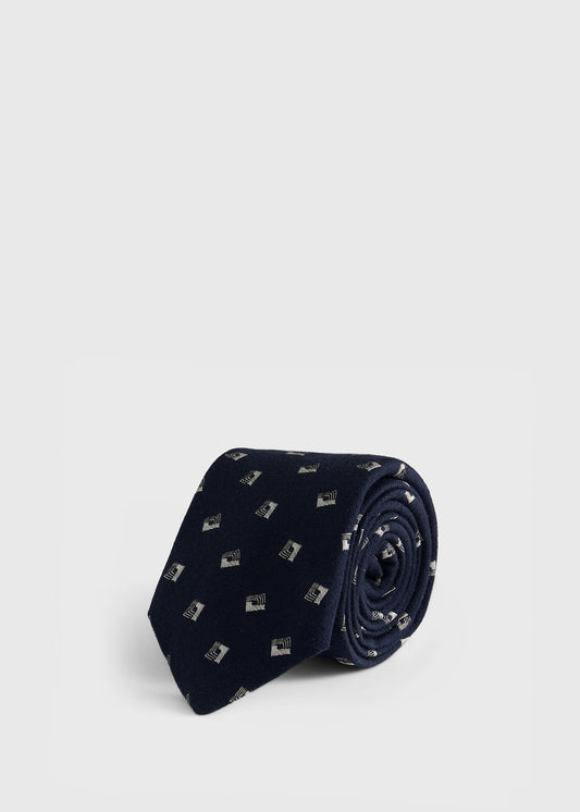 Paul Stuart Hot Sale | Deco Square Woven Silk Tie