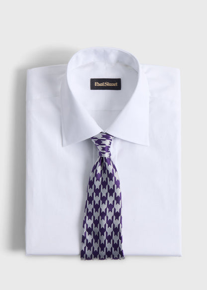 Paul Stuart Sale | Woven Silk Houndstooth Tie