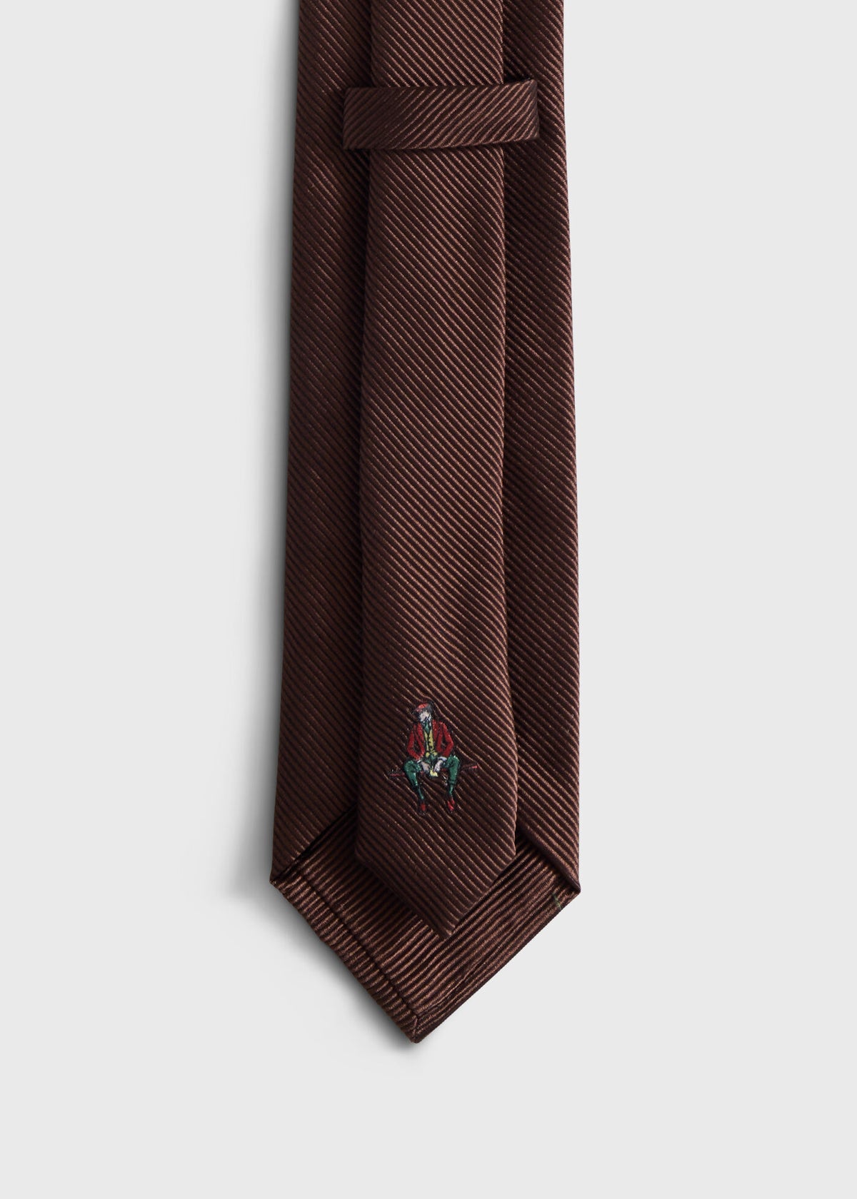 Paul Stuart Discount | Solid Mogador Silk & Cotton Tie