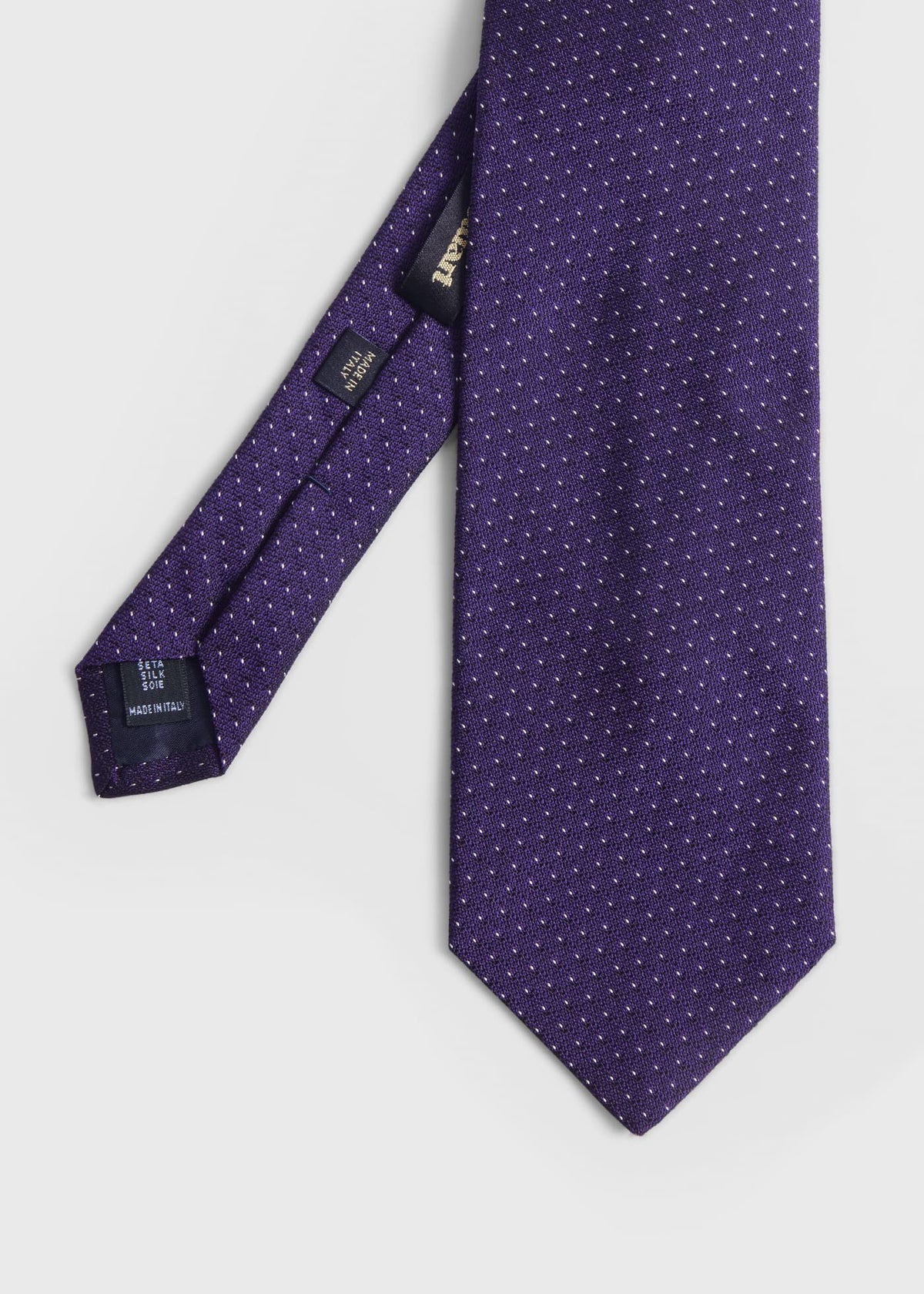 Paul Stuart Recommended | Woven Silk Micro Pattern Tie
