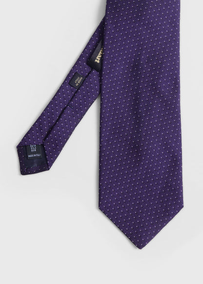 Paul Stuart Recommended | Woven Silk Micro Pattern Tie