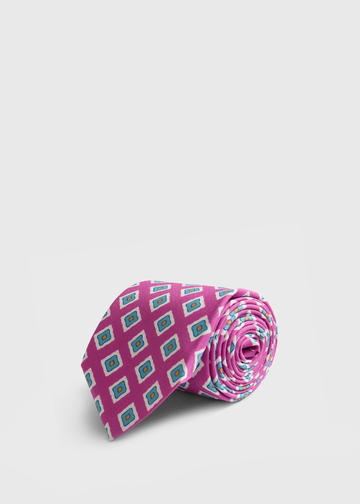 Paul Stuart Smart Buy | Medallion Print Habotai Silk Tie