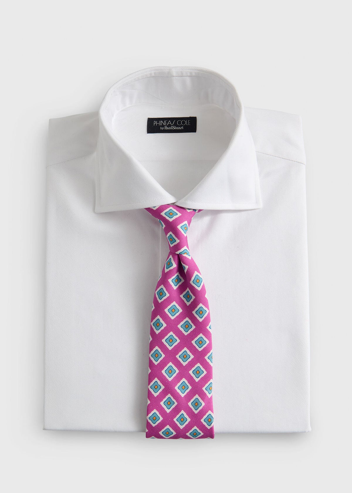 Paul Stuart Smart Buy | Medallion Print Habotai Silk Tie