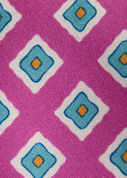Paul Stuart Smart Buy | Medallion Print Habotai Silk Tie