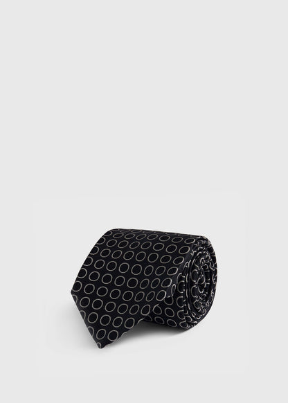 Paul Stuart Trending | Woven Silk Circles Tie