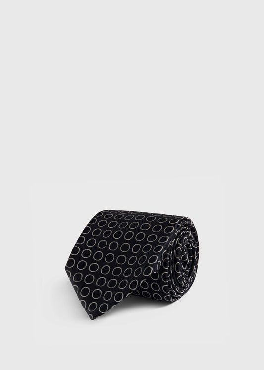 Paul Stuart Trending | Woven Silk Circles Tie