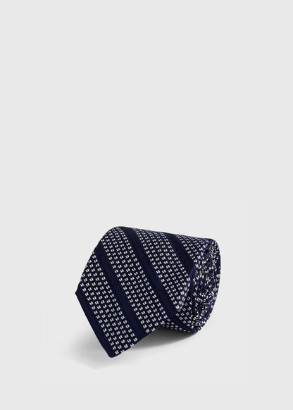 Paul Stuart Featured | Silk Grenadine Stripe Tie