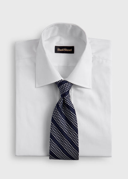 Paul Stuart Featured | Silk Grenadine Stripe Tie
