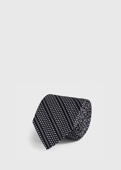 Paul Stuart Featured | Silk Grenadine Stripe Tie