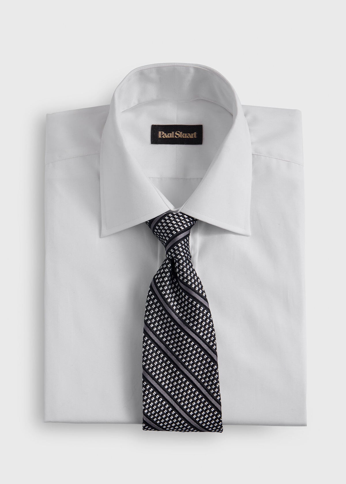 Paul Stuart Featured | Silk Grenadine Stripe Tie