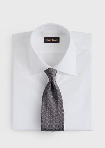 Paul Stuart Special Offer | Woven Silk Circles Tie