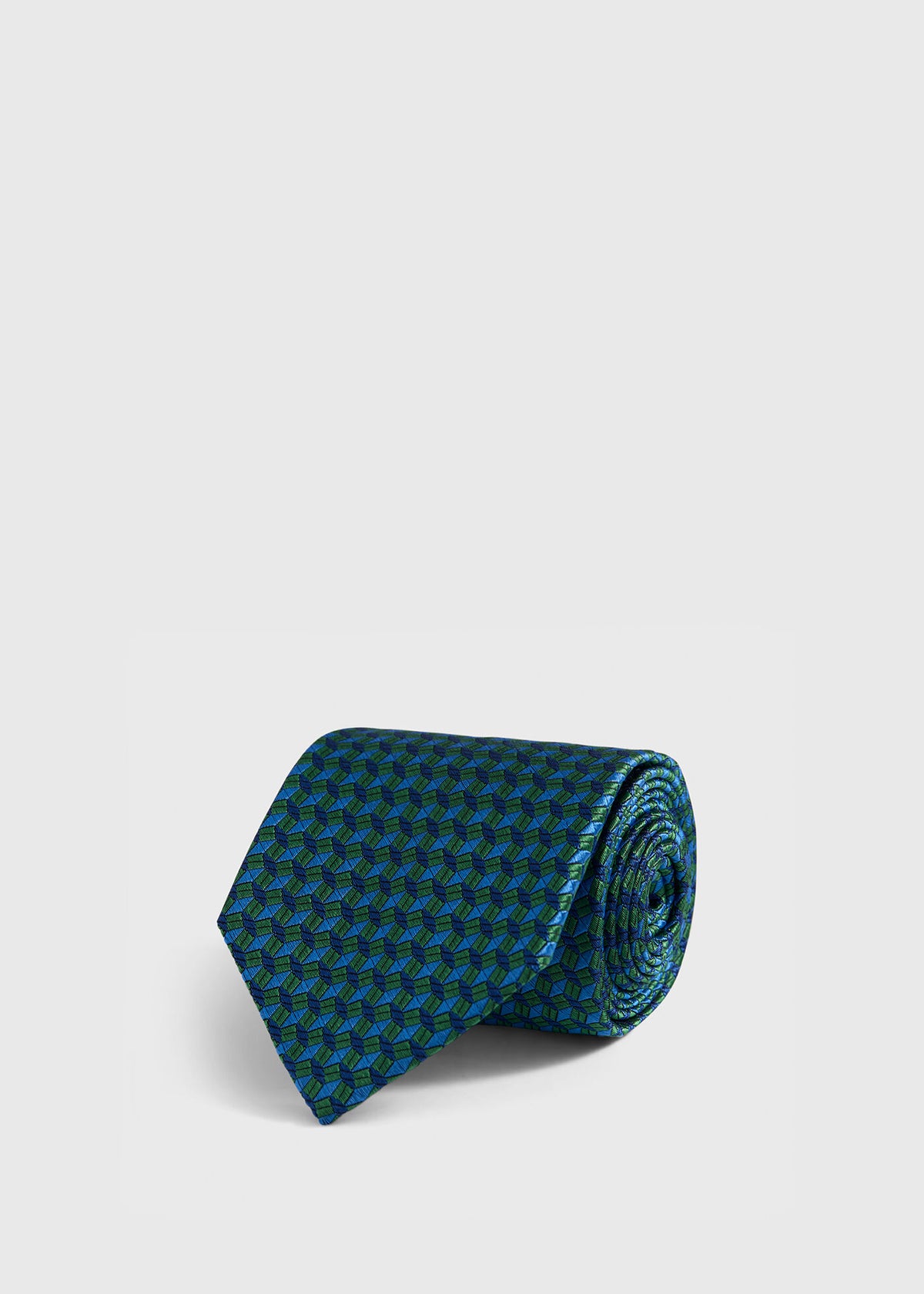 Paul Stuart Customer Favorite | Silk Geometric Interlock Tie