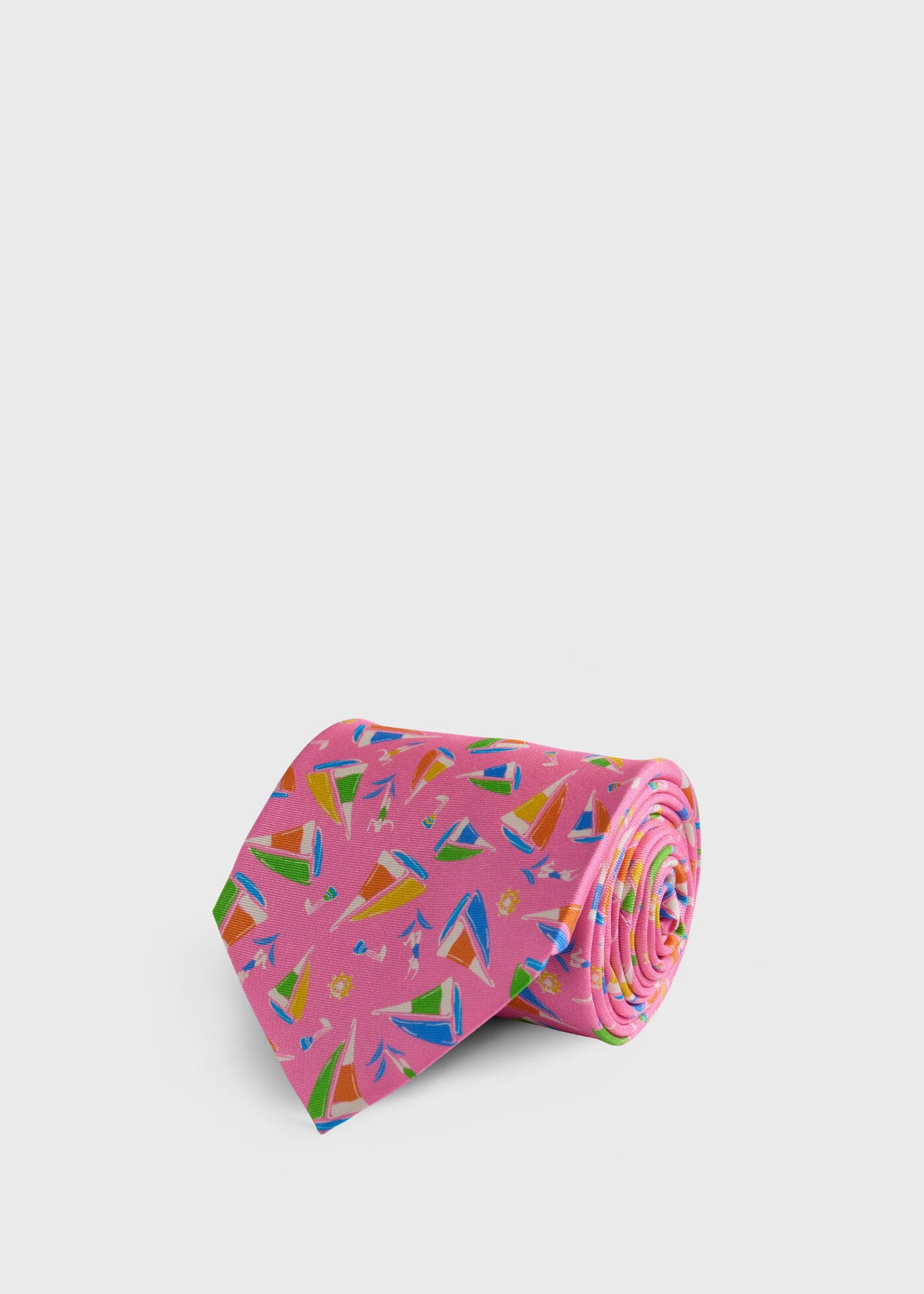 Paul Stuart Essential | Silk Sailboat Print Tie