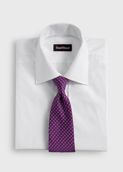 Paul Stuart Best Price | Silk Micro Square Print Tie