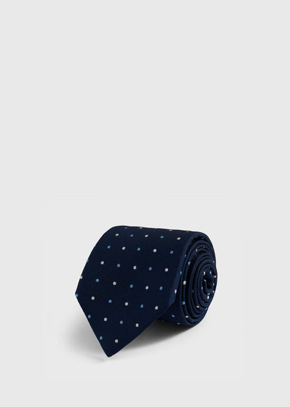 Paul Stuart Featured | Woven Silk Dot Tie
