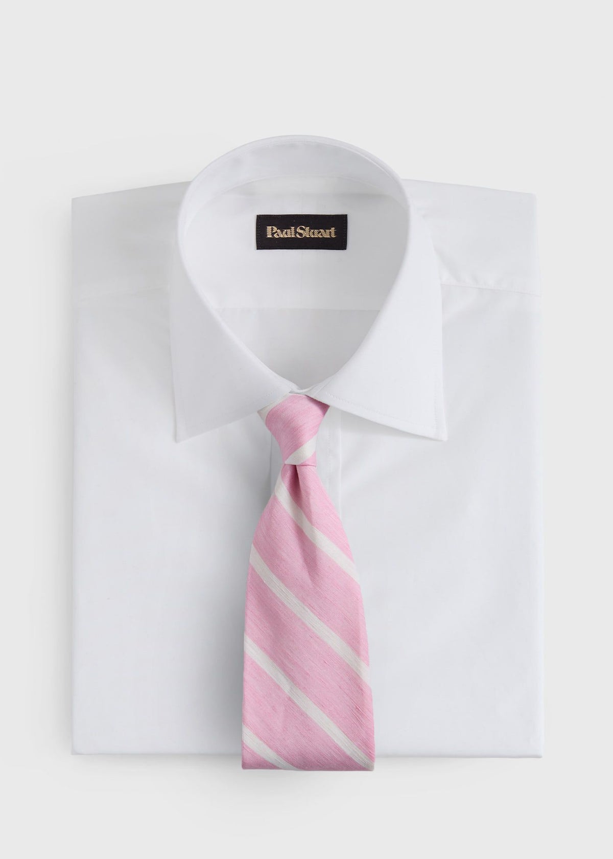 Paul Stuart Popular | Linen & Cotton Stripe Tie