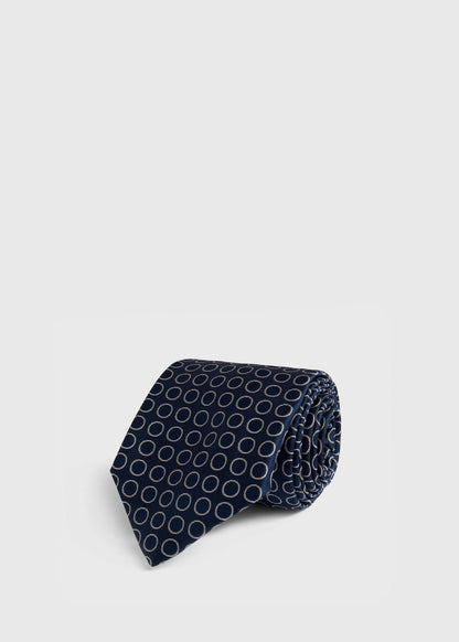 Paul Stuart Trusted | Woven Silk Circles Tie