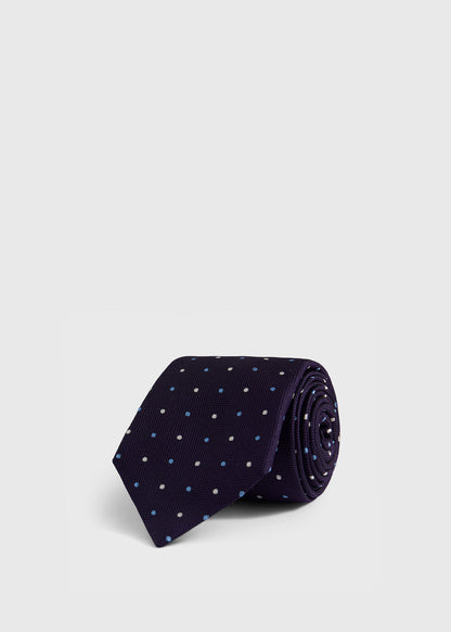 Paul Stuart Top Pick | Woven Silk Dot Tie
