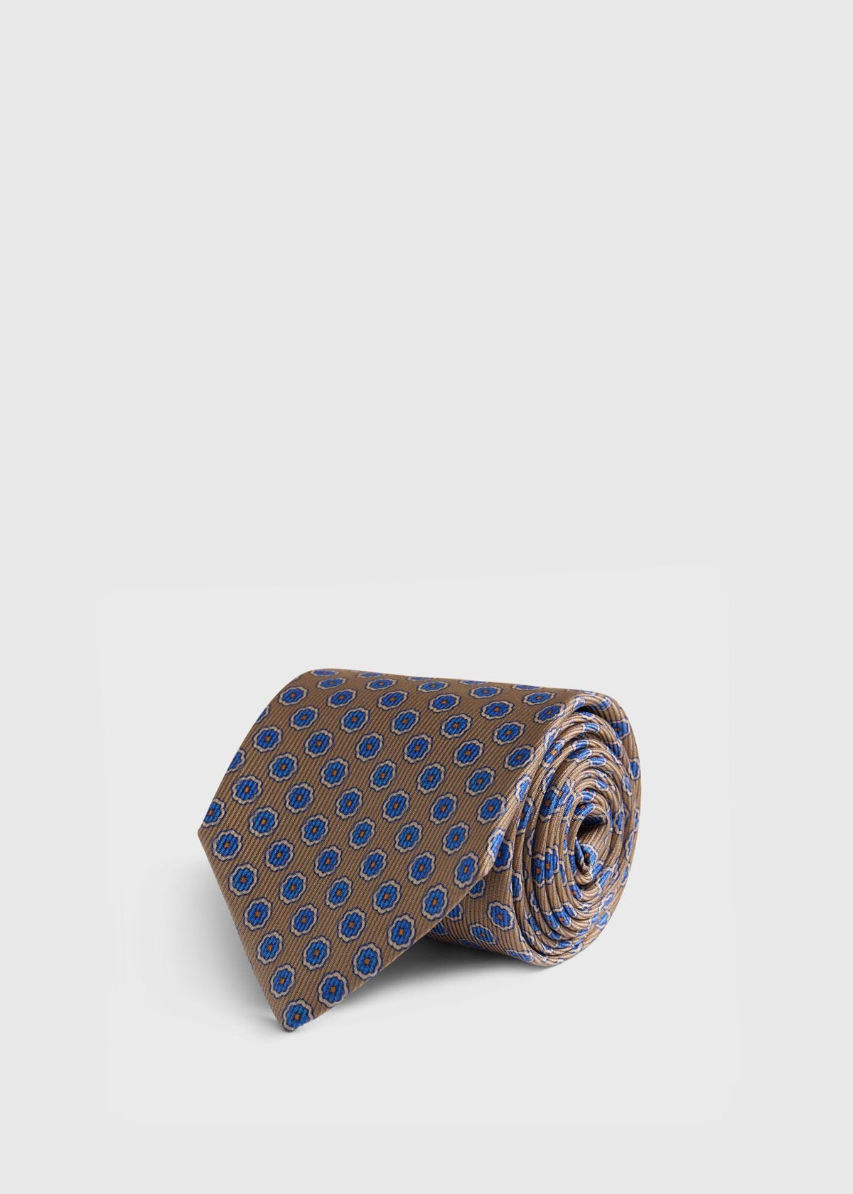 Paul Stuart Essential | Silk Geometric Rosette Medallion Tie