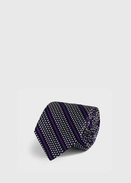 Paul Stuart Trusted | Silk Grenadine Stripe Tie