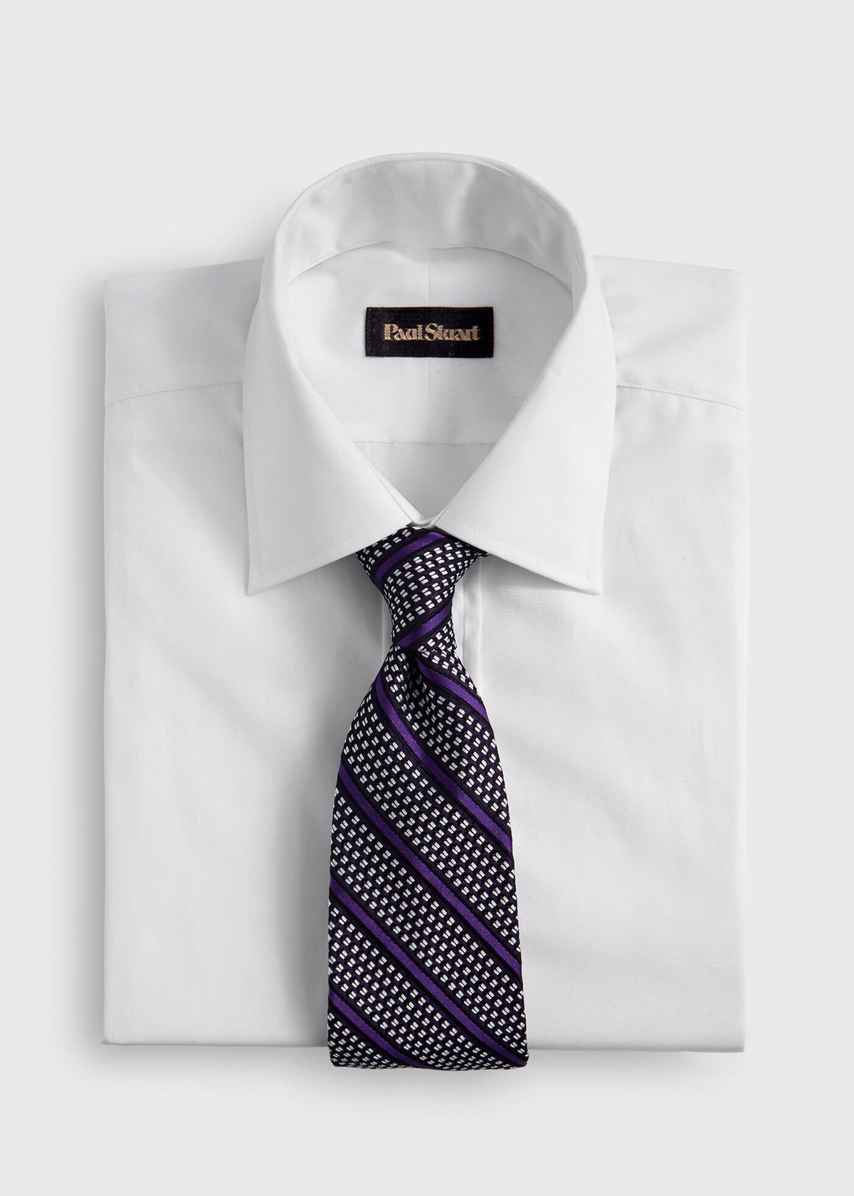 Paul Stuart Trusted | Silk Grenadine Stripe Tie