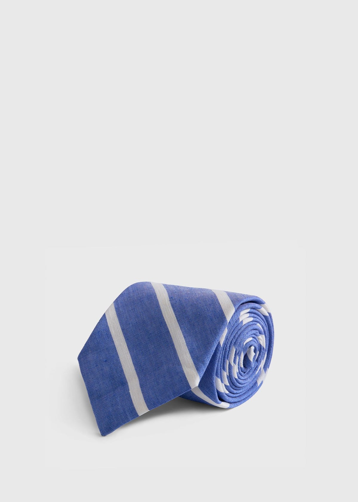 Paul Stuart Best Price | Linen & Cotton Stripe Tie