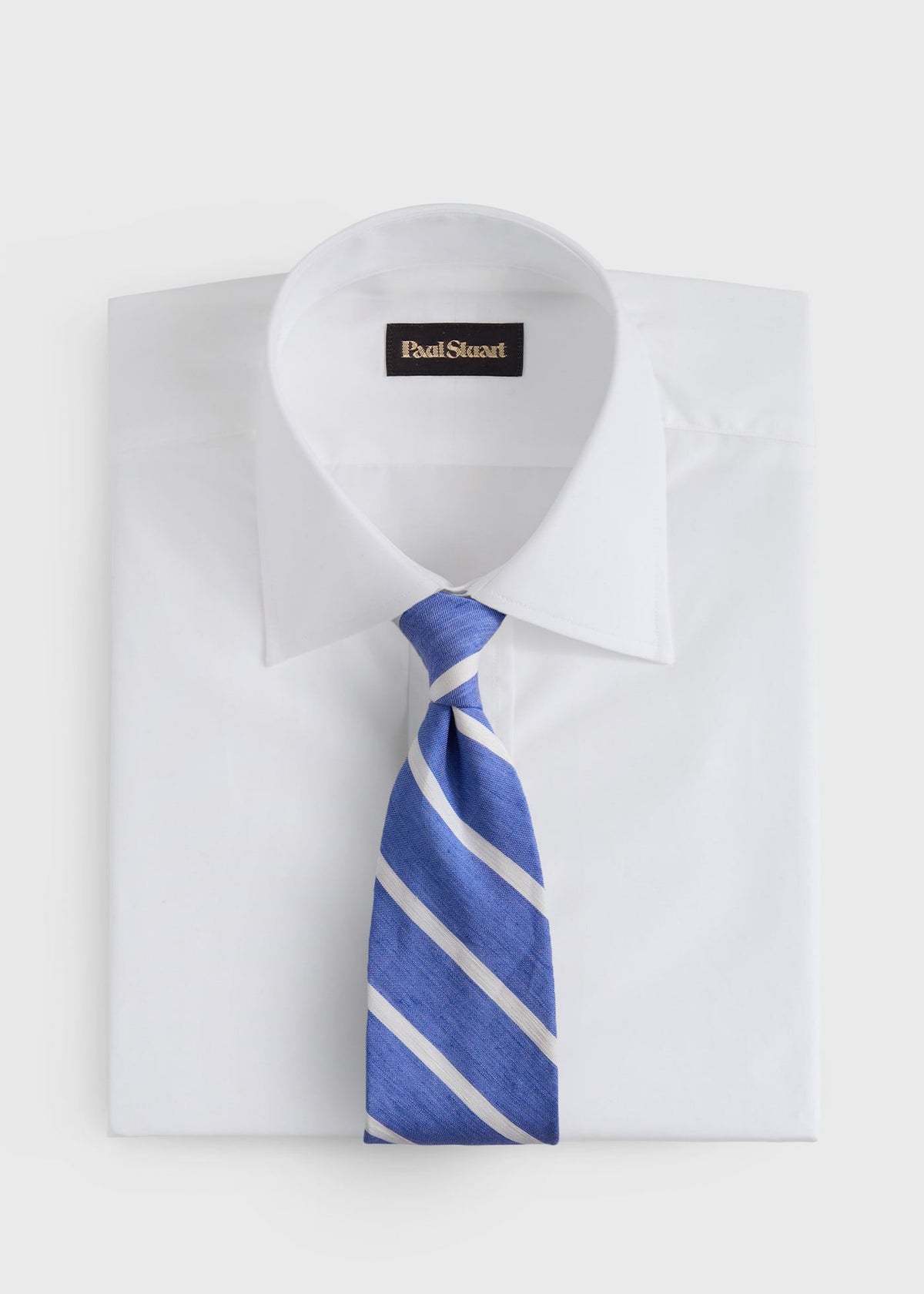 Paul Stuart Best Price | Linen & Cotton Stripe Tie