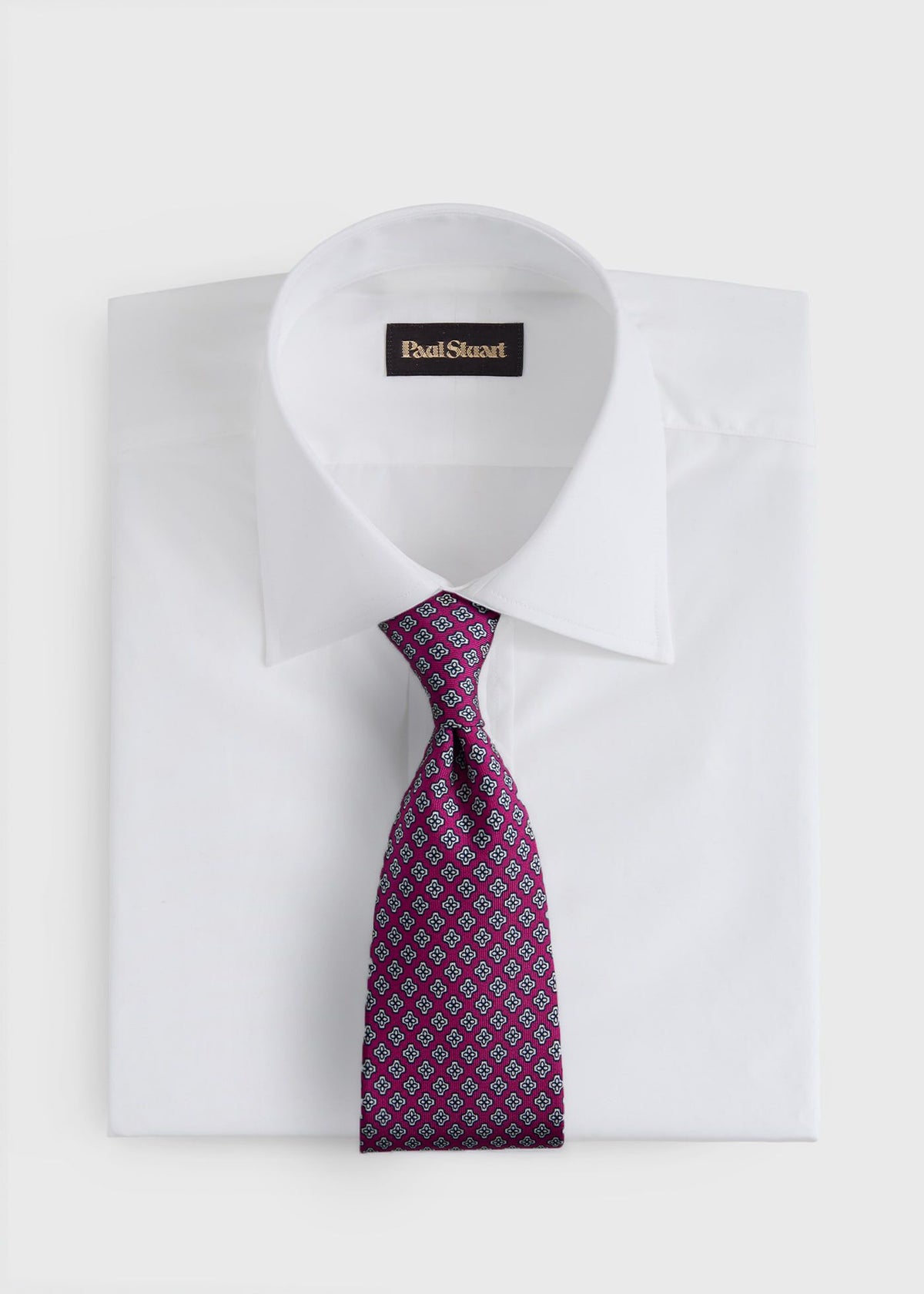Paul Stuart Recommended | Geometric Clover Silk Tie