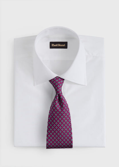 Paul Stuart Recommended | Geometric Clover Silk Tie