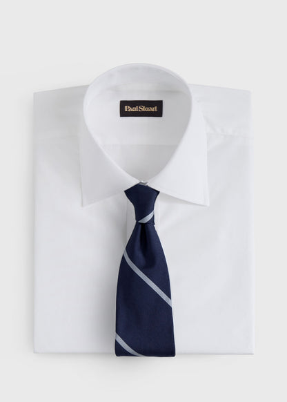 Paul Stuart Customer Favorite | Woven Silk Regimental Stripe Tie