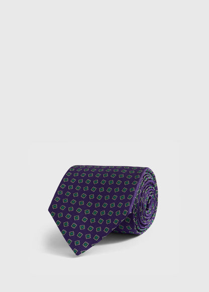 Paul Stuart Exclusive | Silk Tile Motif Tie