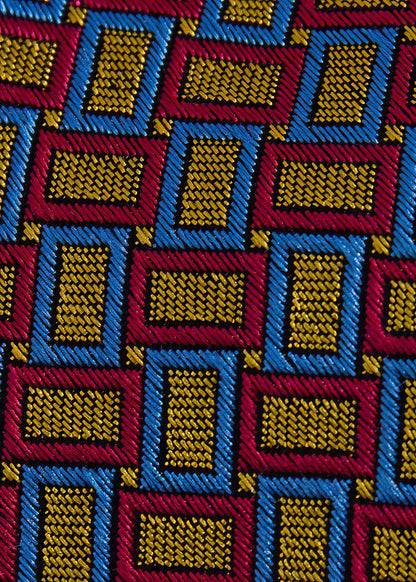Paul Stuart Value | Silk Diamond Trellis Motif Tie