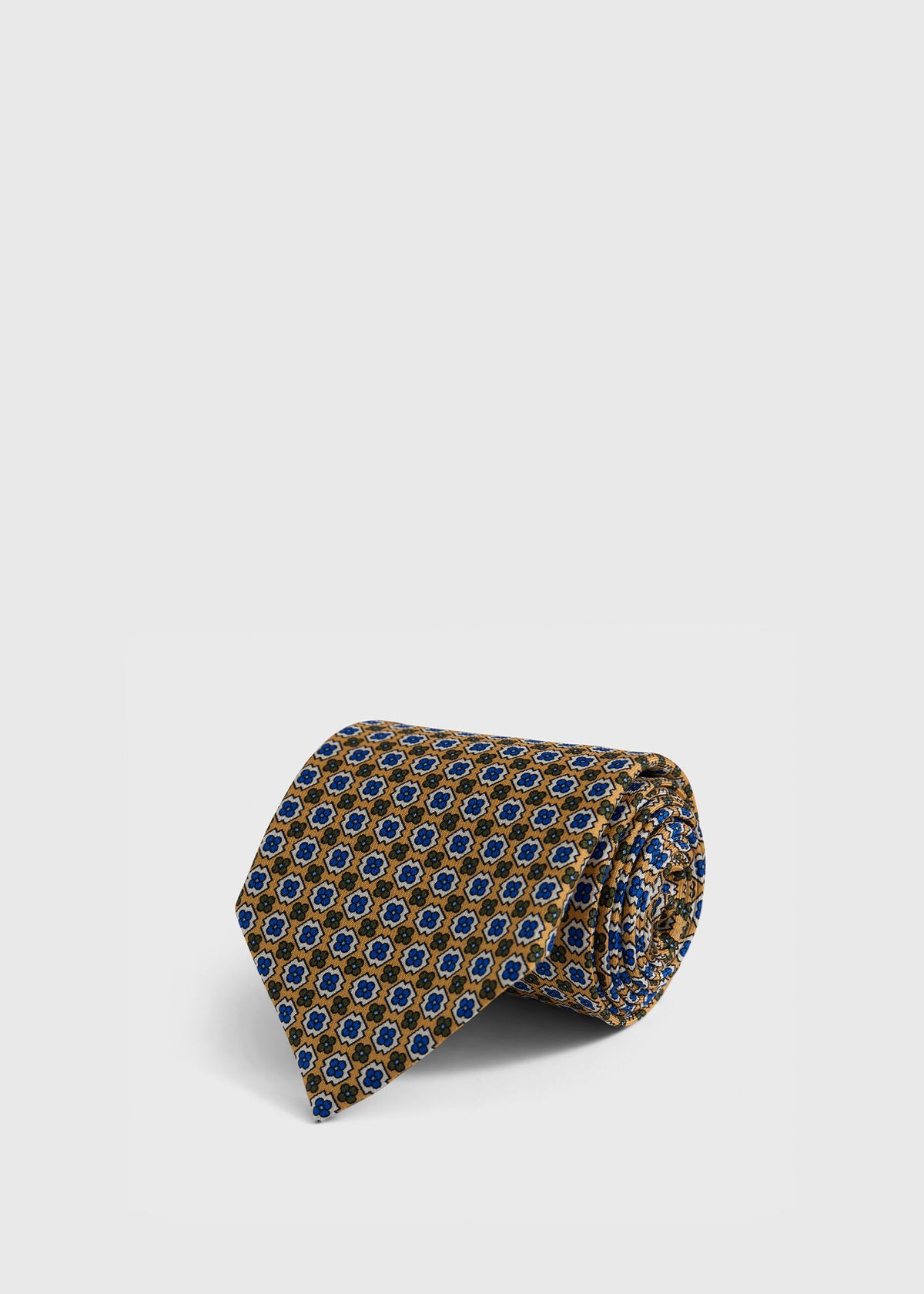 Paul Stuart Popular | Silk Geometric Floral Medallion Tie