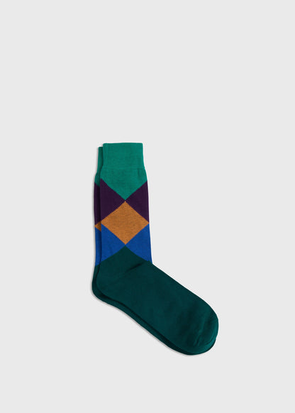 Paul Stuart Latest | Argyle Crew Sock