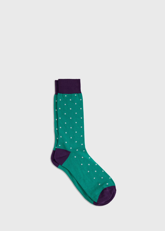 Paul Stuart Trending | Polka Dot Crew Sock