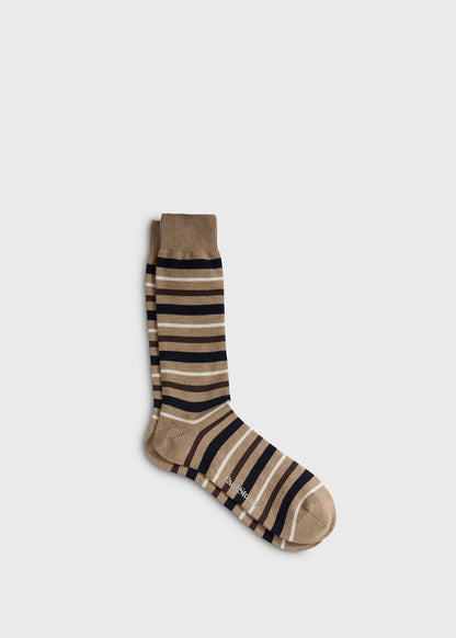 Paul Stuart Featured | Horizontal Stripe Sock